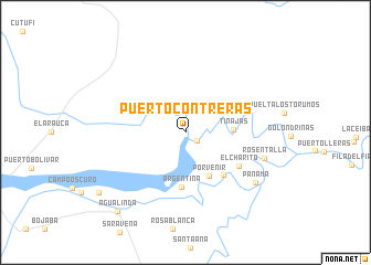 map of Puerto Contreras