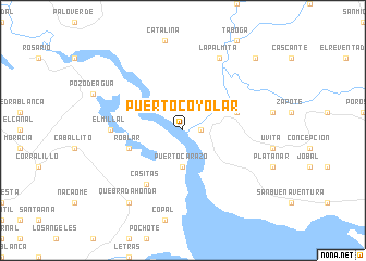 map of Puerto Coyolar