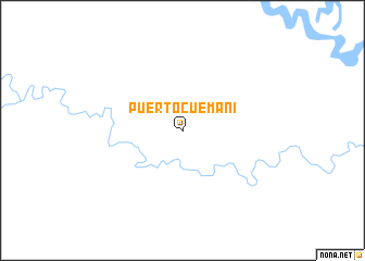 map of Puerto Cuemaní