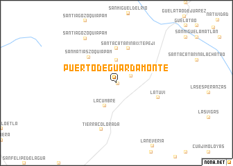 map of Puerto de Guardamonte