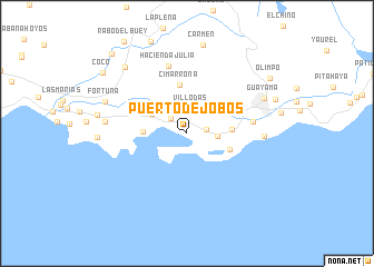 map of Puerto de Jobos