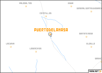 map of Puerto de la Masa