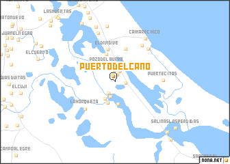 map of Puertodel Caño