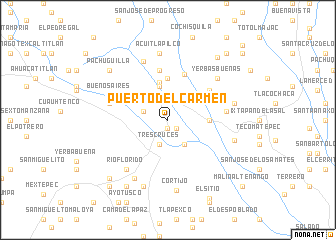 map of Puerto del Carmen