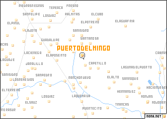 map of Puerto del Mingo