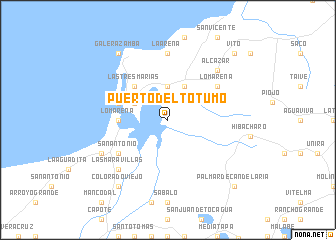 map of Puerto del Totumo