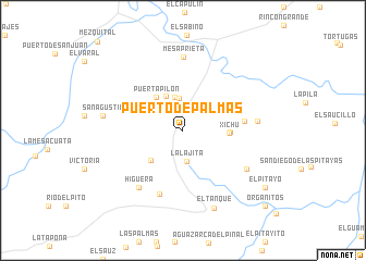 map of Puerto de Palmas