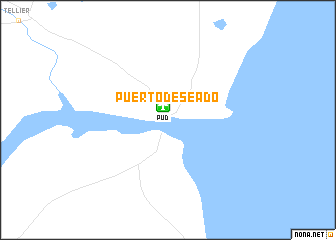 map of Puerto Deseado