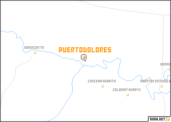 map of Puerto Dolores