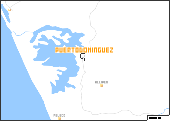map of Puerto Domínguez