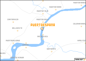 map of Puerto España