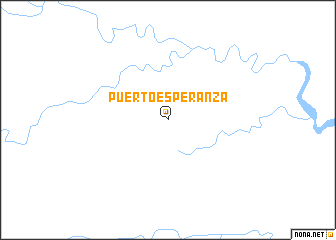 map of Puerto Esperanza