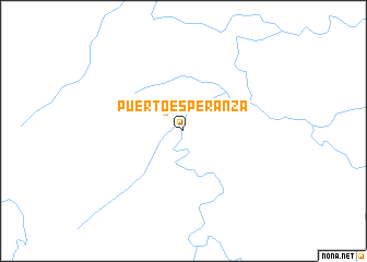 map of Puerto Esperanza