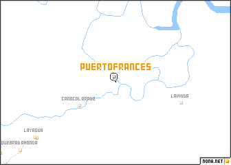 map of Puerto Francés
