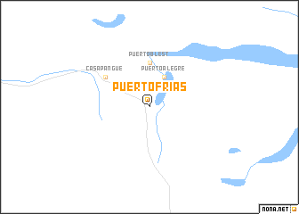 map of Puerto Frías