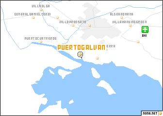 map of Puerto Galván