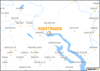 map of Puerto Humo