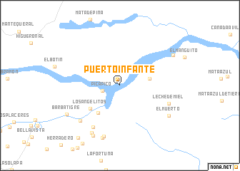 map of Puerto Infante