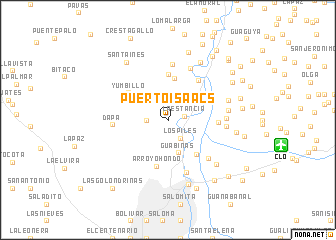 map of Puerto Isaacs