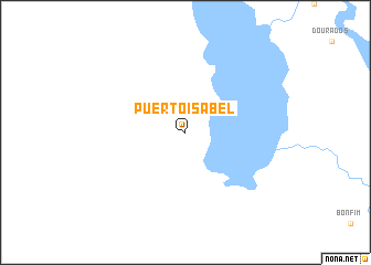 map of Puerto Isabel