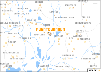 map of Puerto Jarava