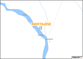 map of Puerto José