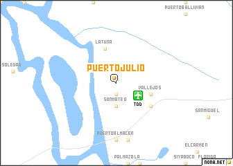 map of Puerto Julio