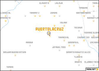 map of Puerto La Cruz