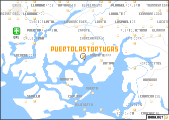 map of Puerto Las Tortugas