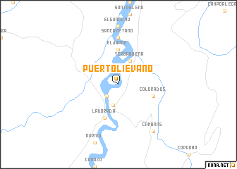 map of Puerto Liévano