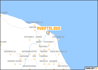 map of Puerto Lodo