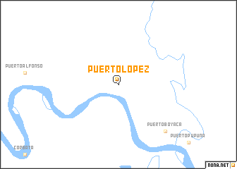 map of Puerto López