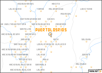 map of Puerto Los Ríos