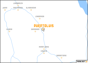 map of Puerto Luis