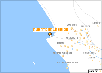 map of Puerto Malabrigo