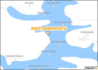 map of Puerto Marangatú