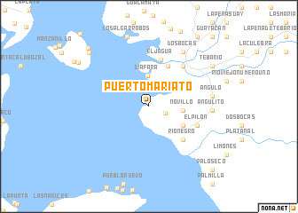 map of Puerto Mariato