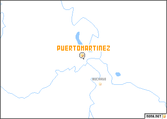map of Puerto Martínez