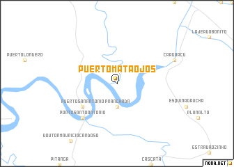 map of Puerto Mata Ojos