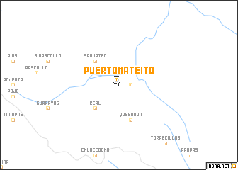 map of Puerto Mateito