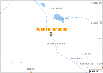 map of Puerto Menacho
