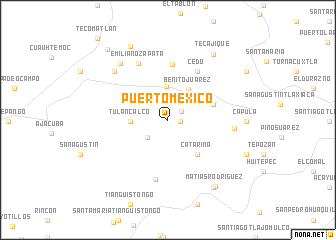 map of Puerto México