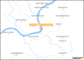 map of Puerto Mineral