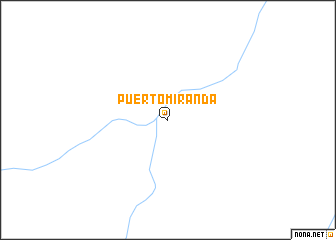 map of Puerto Miranda