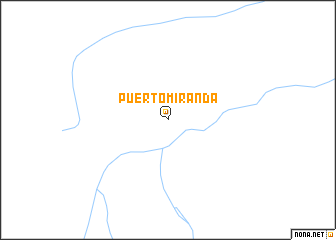 map of Puerto Miranda