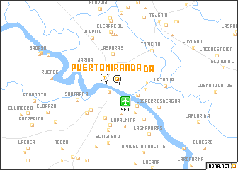 map of Puerto Miranda