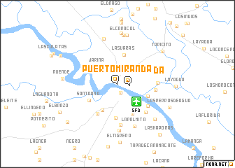 map of Puerto Miranda