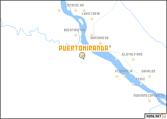 map of Puerto Miranda