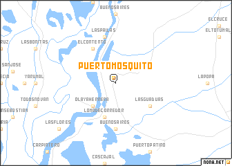 map of Puerto Mosquito
