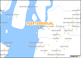 map of Puerto Naranjal